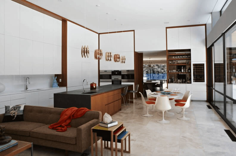 Cozinha americana: dicas profissionais, fotos e medidas arquidicas Salas decoradas modernas e simples