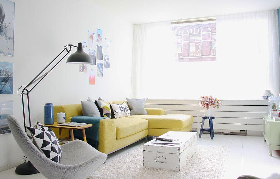 Ideias para decoração de sala pequena arquidicas Sofa para sala pequena